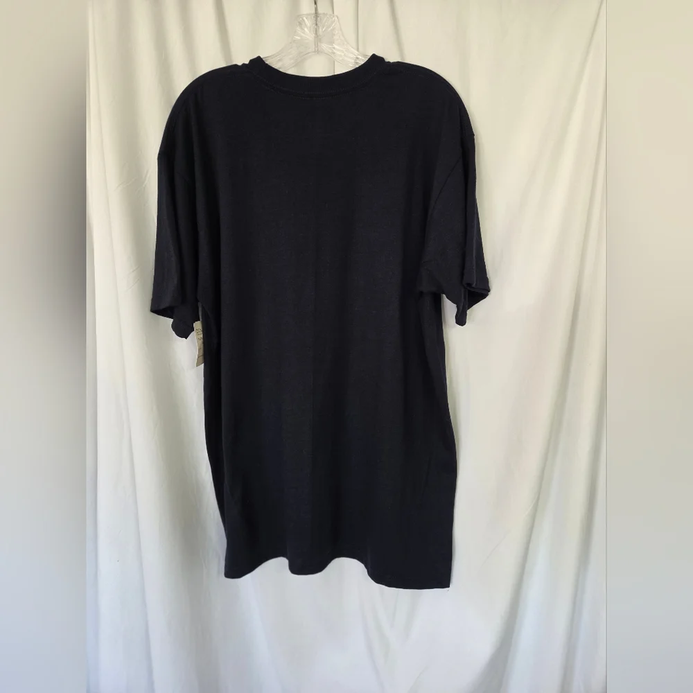 Anvil Dri Release NWT  Men's Navy Short Sleeve Tee Size L - Picture 4 of 5